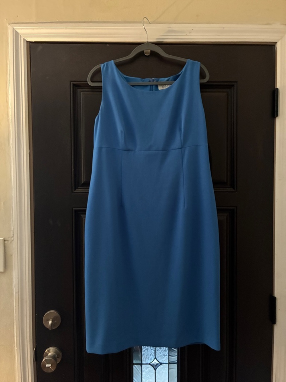 Kasper Sleeveless Midi Sheath Dress - Bright Blue